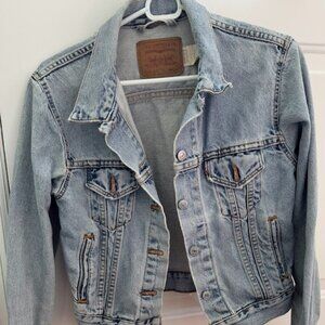 Vintage Style Levi Strauss Denim Jean Jacket 77434-0220 Size Small